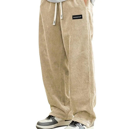 Men‘s Casual Loose Fit Pants with Drawstring