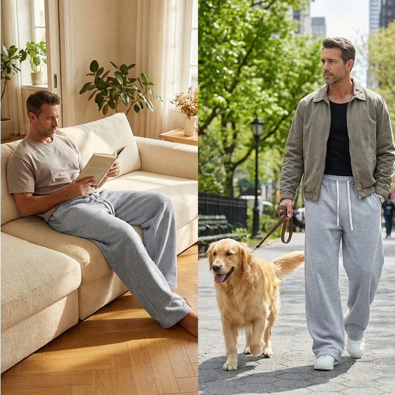 Men‘s Casual Loose Fit Pants with Drawstring ( BUY 1 GET 1 FREE )